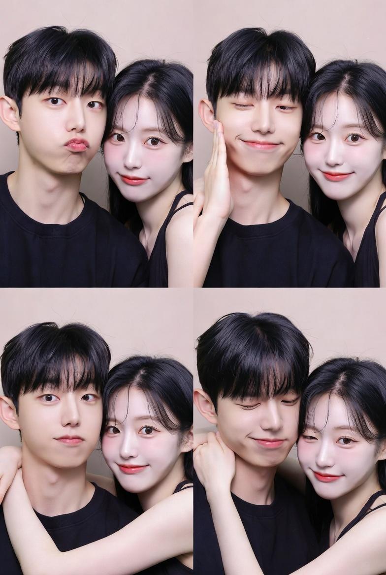 네컷 포즈 흐름 예시