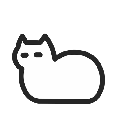 식빵 자세로 앉은 빵냥이