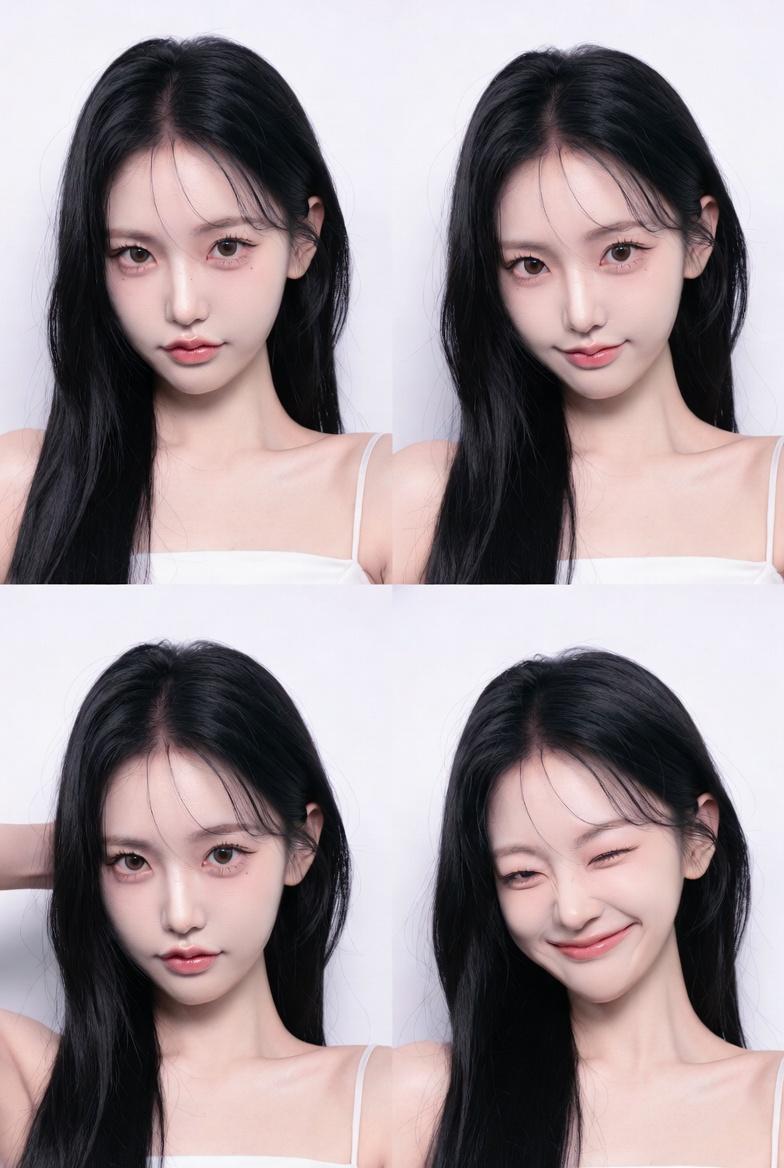 스티커사진 포즈 예시